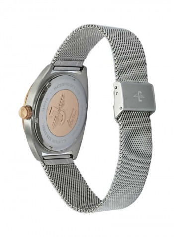 Men's Stainless Steel Quartz Analog Wrist Watch