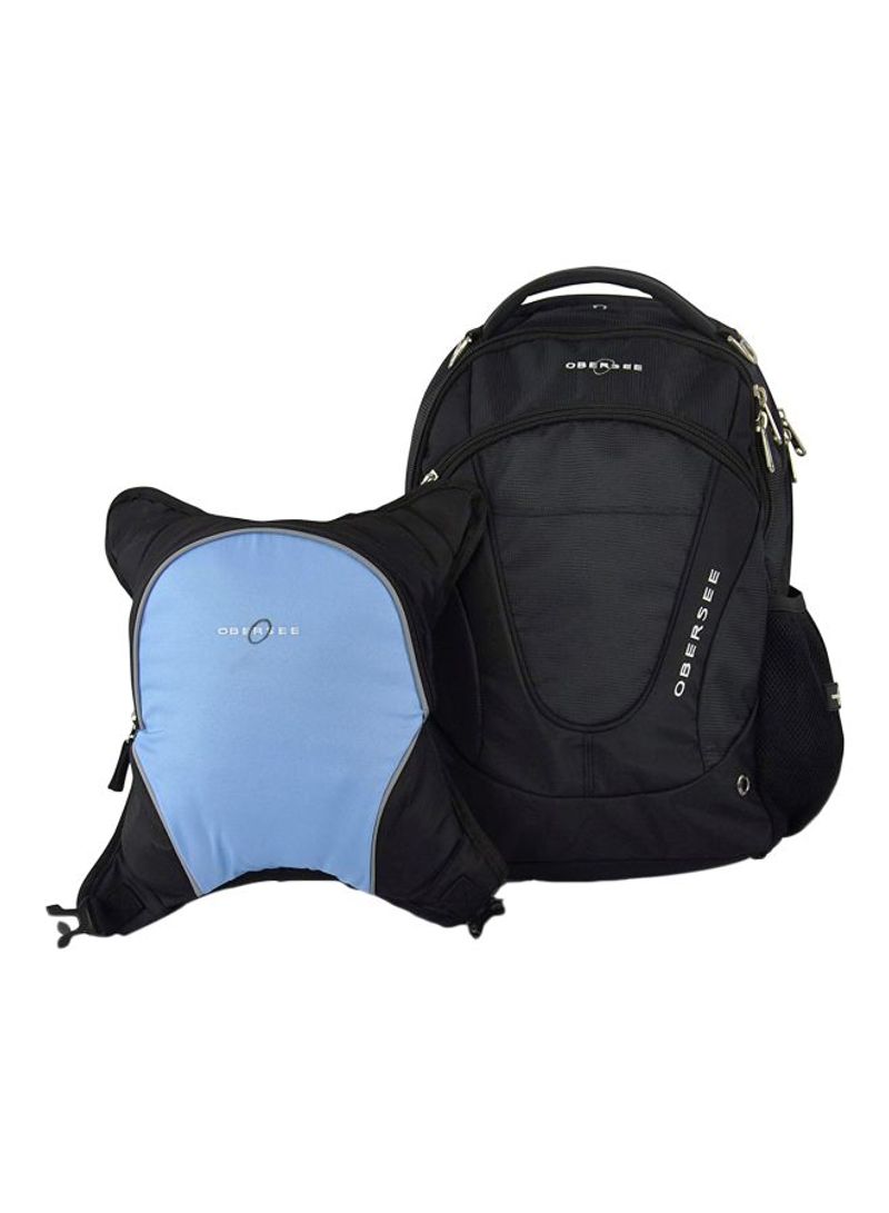 Diaper Bagpack With Detachable Cooler