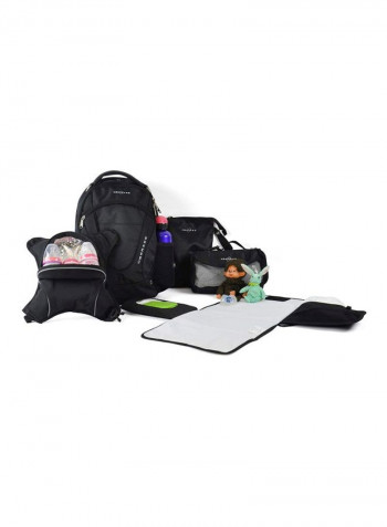 Diaper Bagpack With Detachable Cooler