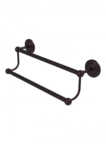 Bronze Double Towel Bar Brown 18inch
