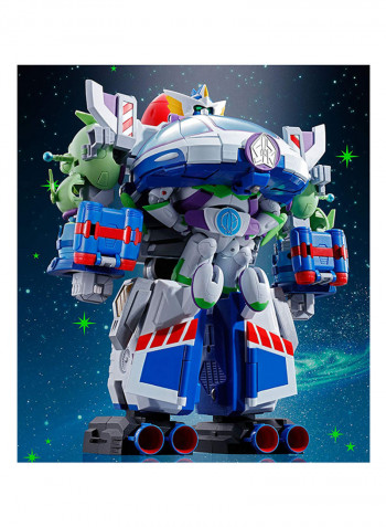 Chogokin Chogattai Buzz The Space Ranger Robo Action Figure 8-Inch