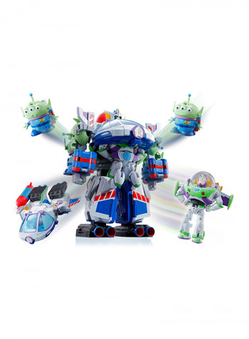 Chogokin Chogattai Buzz The Space Ranger Robo Action Figure 8-Inch