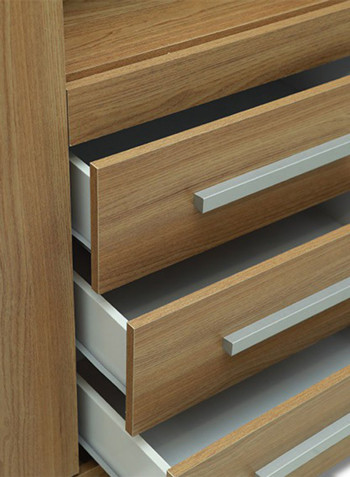 Havana Star Wardrobe With Mirror White