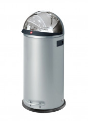 KickVisier Spacious Pedal Waste Bin  - HLO-0850-559 Silver 36L