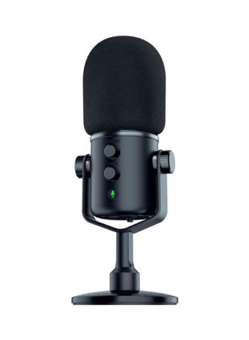 Seiren RZ19-02280100-R3M1 Professional Grade High-Pass Filter Microphone Black