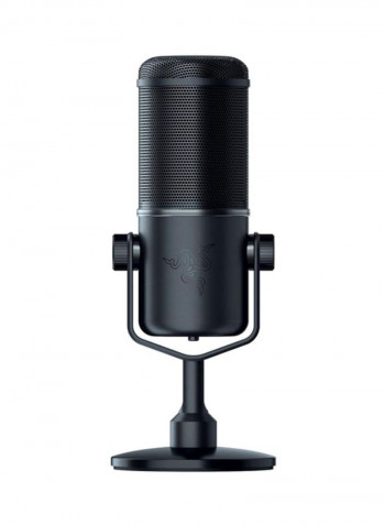 Seiren RZ19-02280100-R3M1 Professional Grade High-Pass Filter Microphone Black