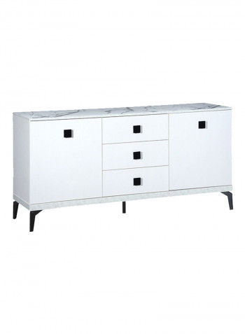 Marbella Side Board With 3-Drawers Multicolour 160 x 81 x 45centimeter