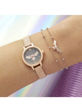 Women's Stainless Steel Analog Wrist Watch OBGSET140