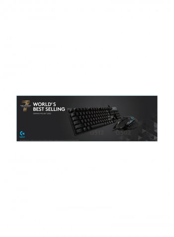 Gaming Keyboard G512 With Gaming Mouse G502 Bundle