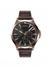 Men's Leather Analog Wrist Watch 1530173