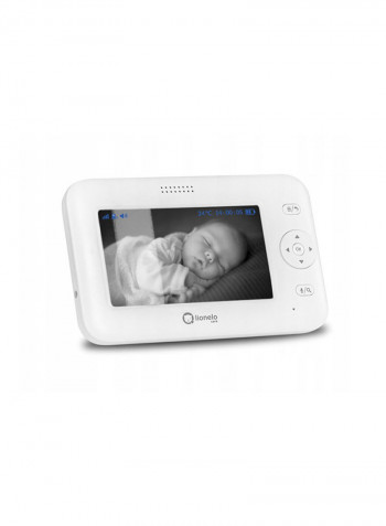 2-Piece Babyline 8.1 Video Baby Monitor - White