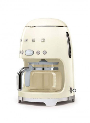 50'S Retro Style Aesthetic Drip Filter Coffee Machine 1.4 l 1050 W DCF02CRUK Cream