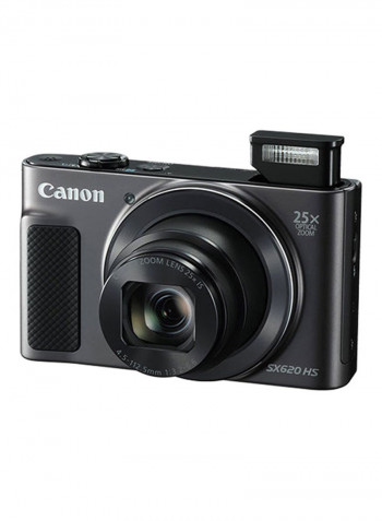 PowerShot SX620 HS Point And Shoot Camera 20.2MP 25x Zoom With Built-In Wi-Fi And NFC Black