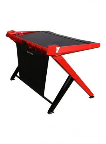 Foldable Gaming Desk Black/Red