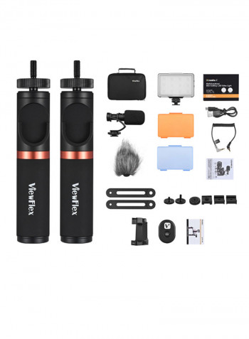 23-In-1 Handheld Smartphone Video Rig Stabilizer Kit Multicolour