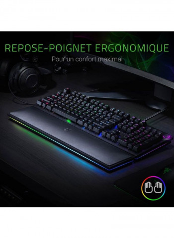 Huntsman Elite - Mechanical Gaming Keyboard With Opto-Mechanical Key (Multifunction Numeric Button/Keybar/Integrated Hybrid Memory/RGB Chroma Lighting) Black