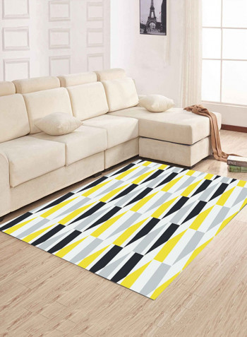 Pattern Printed Rectangular Mat Multicolour 140x200centimeter