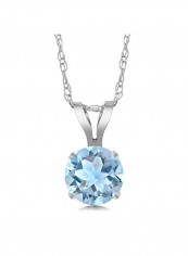 14 Karat White Gold Pendant Necklace
