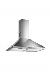 Dbb 60 60Cm Pyramidal Decorative Hood With Push Buttons Controls 40460400 Silver
