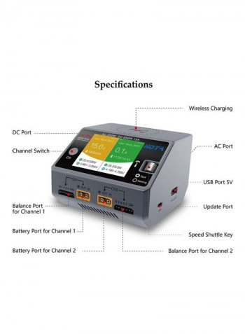 Pro Smart Charger 11x11x9.4cm