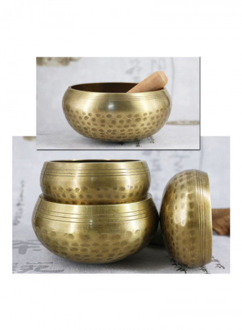Tibetan Buddhist  Singing Bowl With Stick