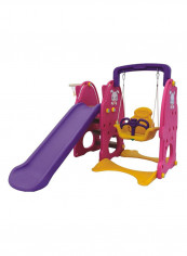 3-In-1 Swing And Slide Basketball Game 170centimeter