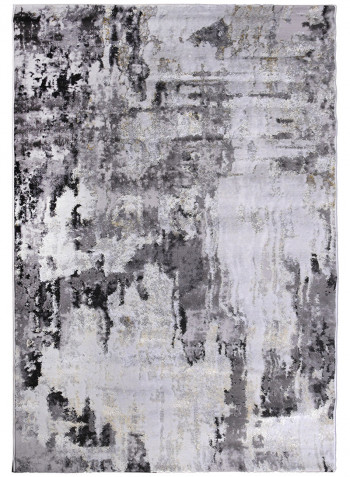 Adele Collection Area Rug Black/Gold/Grey 150x220cm