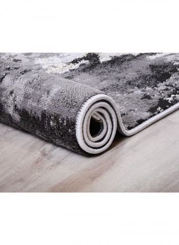Adele Collection Area Rug Black/Gold/Grey 150x220cm