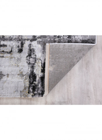 Adele Collection Area Rug Black/Gold/Grey 150x220cm