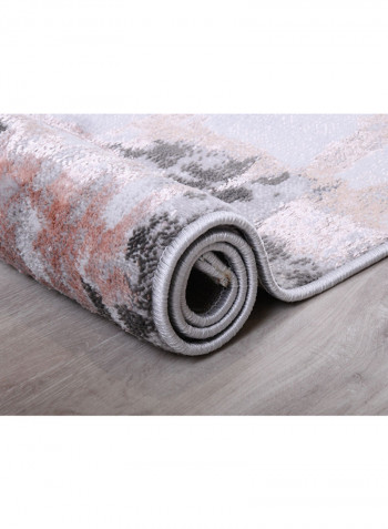 Adele Collection Area Rug Grey/Pink 150x220cm