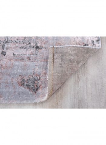 Adele Collection Area Rug Grey/Pink 150x220cm