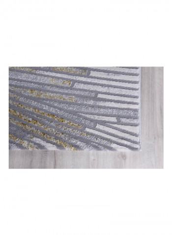 Adele Collection Carpet Modern Contemporary Area Rug Grey/Gold/Beige 150x230centimeter