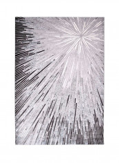 Adele Collection Carpet Modern Contemporary Area Rug Grey/White 150x230centimeter