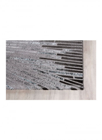 Adele Collection Carpet Modern Contemporary Area Rug Grey/White 150x230centimeter