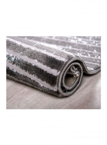 Adele Collection Carpet Modern Contemporary Area Rug Grey/White 150x230centimeter
