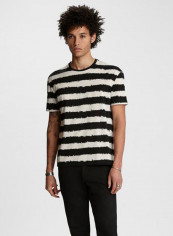 Slim Fit Striped T-Shirt Black/White reviews Slim Fit Striped T-Shirt Black/White