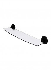 Monte Carlo Collection Glass Shelf Black/Clear 24inch