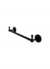 Prestige Que New Collection Integrated Hooks Towel Bar Matte Black 18inch