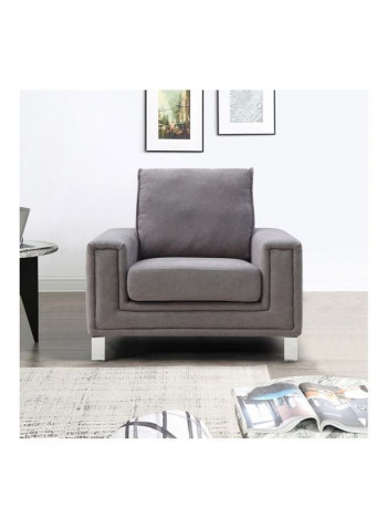 Caster 1-Seater Sofa Grey