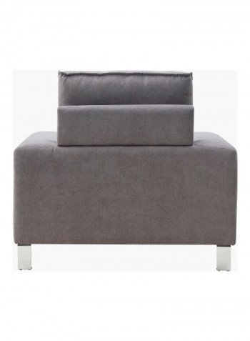 Caster 1-Seater Sofa Grey