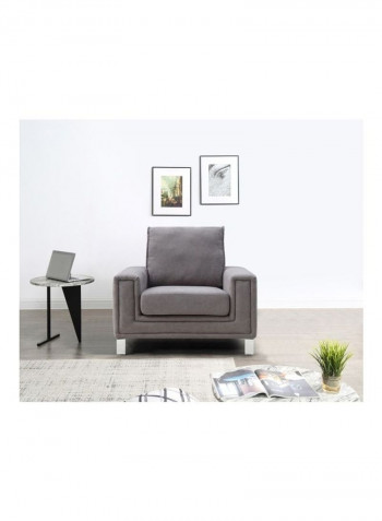 Caster 1-Seater Sofa Grey