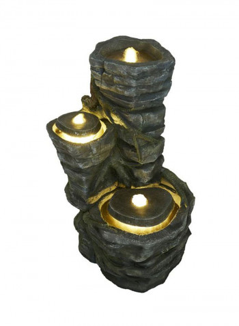 Ivory Fountain Grey 80x50x38cm