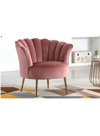 Petal 1-Seater Chair Pink 79x88cm