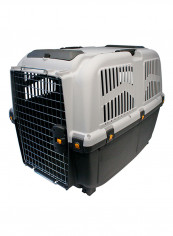 Skudo 7 Pet Transport Basket Grey/White XXL