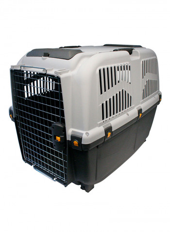 Skudo 7 Pet Transport Basket Grey/White XXL