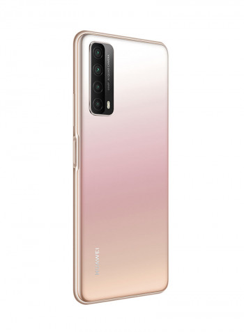 Y7A Dual SIM Arabic Blush Gold 4GB RAM 128GB 4G LTE With AM61 Headphones Lite Amber