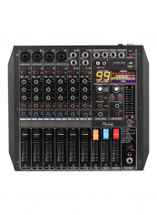 8-Channel Digital Mixing Console With 4 Line In/Mic