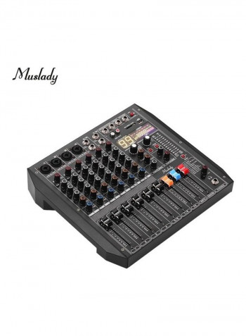 8-Channel Digital Mixing Console With 4 Line In/Mic