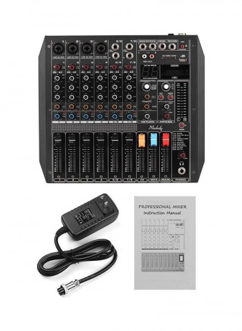8-Channel Digital Mixing Console With 4 Line In/Mic