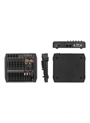 8-Channel Digital Mixing Console With 4 Line In/Mic